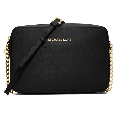 michael kors large black bag|black michael kors crossbody bag.